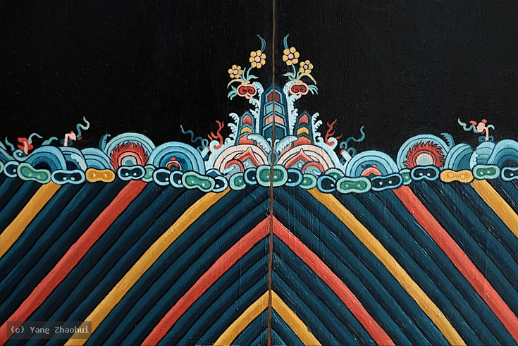 Artist Yang Zhaohui, Artist Zhaohui Yang, Artist Zhao hui Yang, Yang Zhaohui artwork, China contemporary art, original artwork, original painting, Chinese robe, still life, oil painting, acrylic paint : Gorgeous Robe