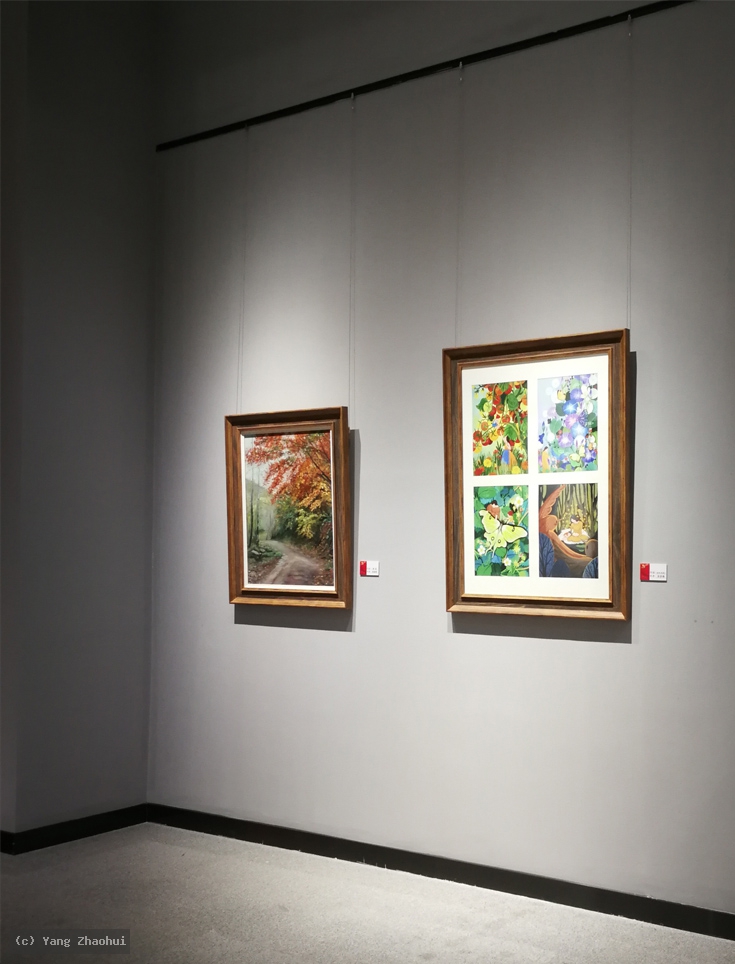 Artist Yang Zhaohui, Artist Zhaohui Yang, Artist Zhao hui Yang, Yang Zhaohui artwork, China contemporary art, original artwork, original painting, Chinese robe, still life, oil painting, acrylic paint