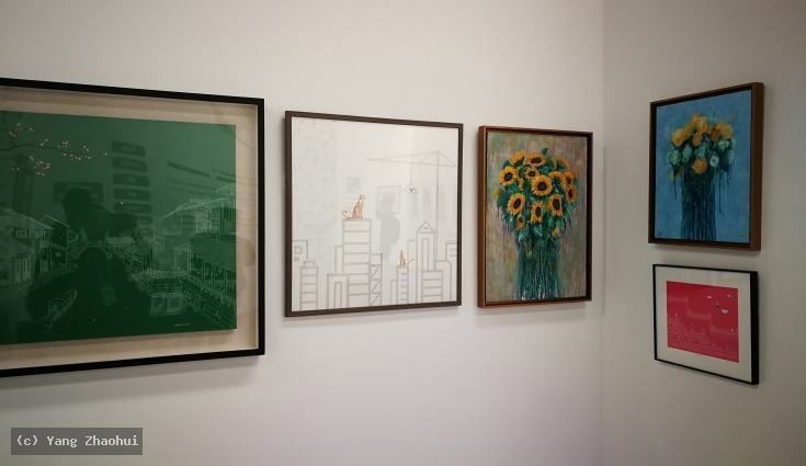 Artist Yang Zhaohui, Artist Zhaohui Yang, Artist Zhao hui Yang, Yang Zhaohui artwork, China contemporary art, original artwork, original painting, Chinese robe, still life, oil painting, acrylic paint